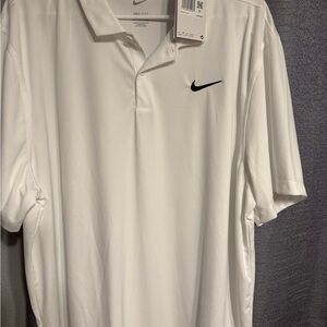 Brand new Nike Men's White Polo Golf Shirt